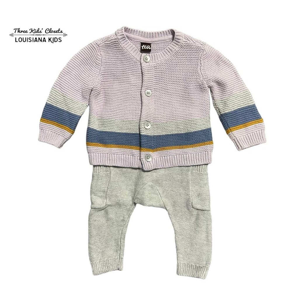 Tea Collection 6-9m Sweater & Pants Set